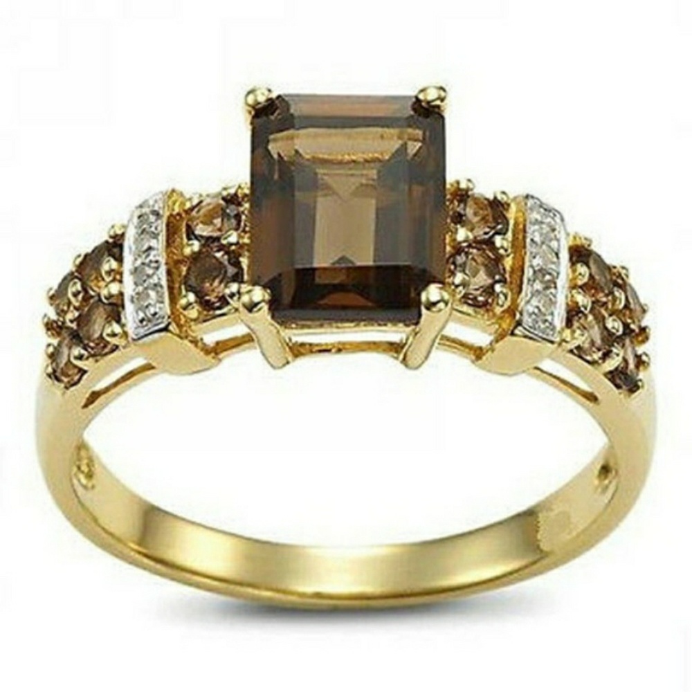 Tanzanite 18k filled ring